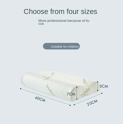 Memory Foam Pillows 40*25cm Bamboo Fiber Pillow Slow Rebound Health Care Relaxing Cervical Orthopedic Pillows Support NeckRelief