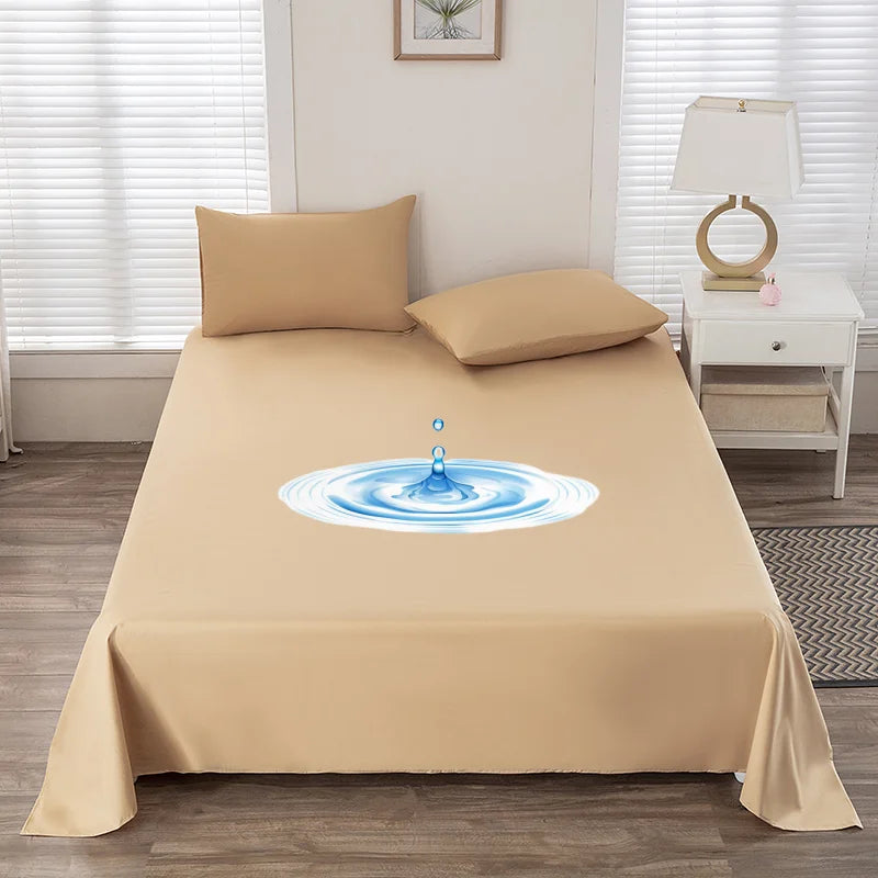 100% Waterproof Bed  Bed Covers Washable Bed Sheets Incontinence Prevention  Anti-slip Bed Cover Not Including Pillowcase Room