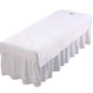 Comfortable SPA Bedspread Soft Solid Color Massage Bed Sheets with Face Hole Thickened Cosmetic Bed Sheet Beauty Tool