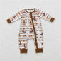 Wholesale Newborn Baby Boy Bamboo Camo Clothing Long Sleeves Zipper Jumpsuit Kids Children Toddler Spring Fall One-piece Romper