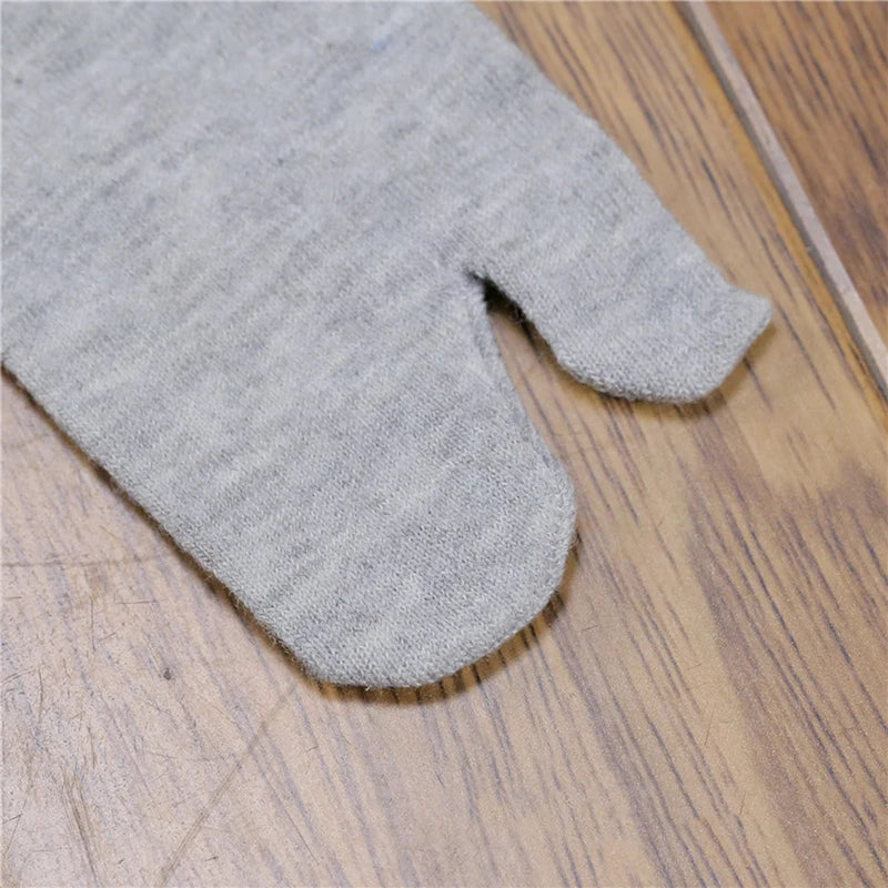 Bamboo Japanese Men And Women Summer Fiber Two Finger Socks Black Kimono Flip Flop Sandal Split Ninjia White Tabi Toe