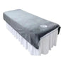Comfortable SPA Bedspread Soft Solid Color Massage Bed Sheets with Face Hole Thickened Cosmetic Bed Sheet Beauty Tool
