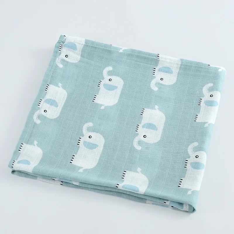 Bamboo Cotton Swaddle Wrap Baby Blanket Newborn Baby Swaddle Infant Wrap Soft Baby Bath Towel Swaddle Blankets