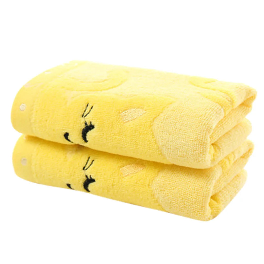Bamboo fiber adult household soft face towel bath towel Fashion Animal Pattern Soft Towel Quick-dry bath towel Bathroom robes