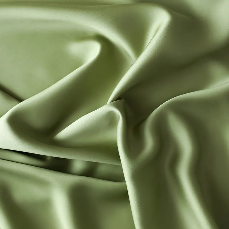 100%Organic Eucalyptus Plain Blue Flat Bed Sheets Lyocell Silky Soft Smooth Breathable Gentle to Skin Pillow shams