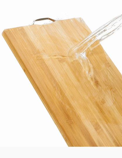 Bamboo Cutting Boards for Kitchen Natural Bamboo Chopping Board with Handles for Chopping Meat Vegetables Fruits Knife Friendly