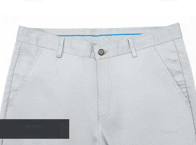 Brand Clothing Luxury Straight Business Suit Pants Men Bamboo Fiber Designer Summer Thin Elegant Casual Long Formal Trouser Male