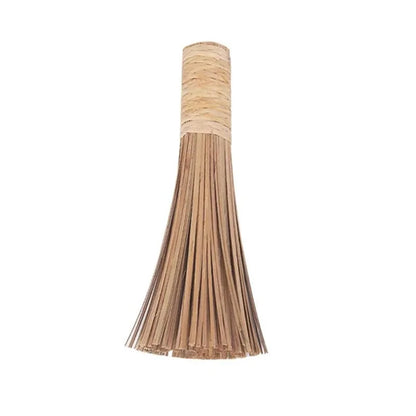 Kitchen Natural Bamboo Pot Washing Brush Bamboo Wok Cleaning Whisk Brush Household Kitchen Clean Tool With Comfortable Handle