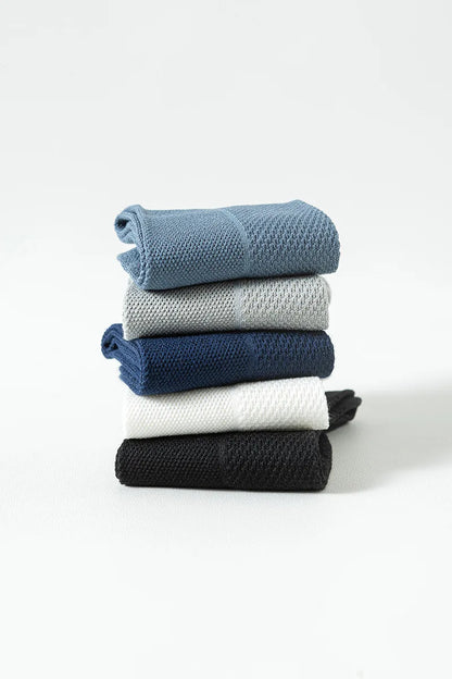 Bamboo Socks Thin Summer Men's Breathable Socks Absorbent Deodorant Bamboo Fiber Mesh Short Sock