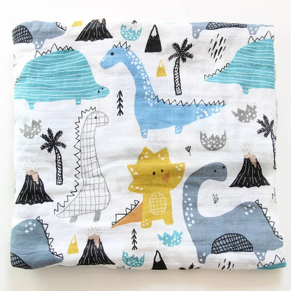 Bamboo Cotton Swaddle Wrap Baby Blanket Newborn Baby Swaddle Infant Wrap Soft Baby Bath Towel Swaddle Blankets