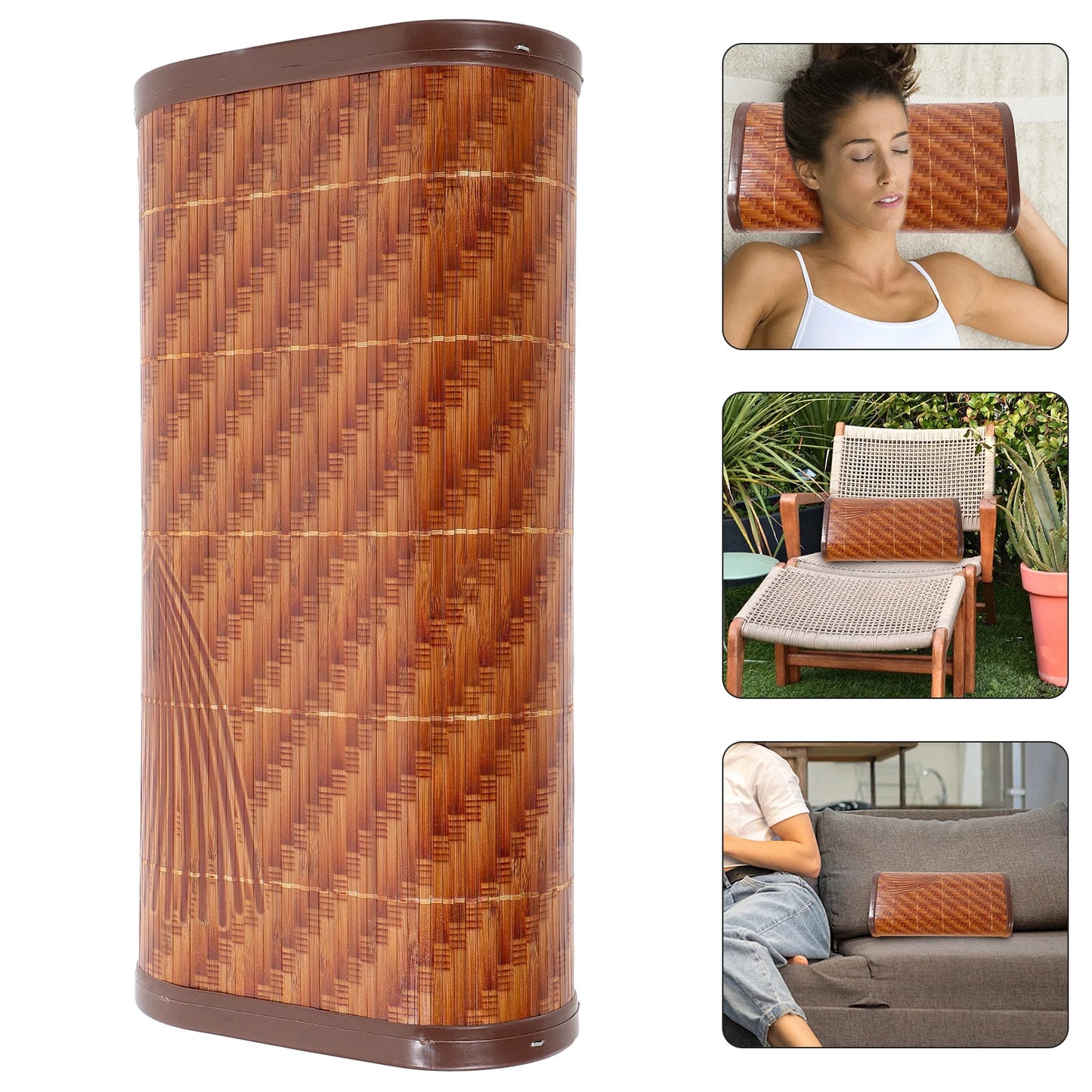 Cooling Bamboo Pillow for Neck and Back Support Orthopedic Design Sweat Steam Room Use Summer Sleeping Pillow for Seniors