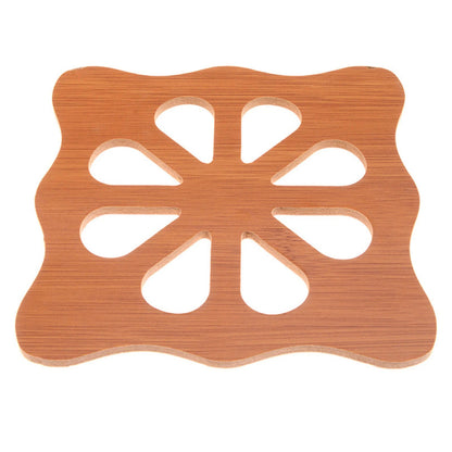 Bamboo Trivet Mat Set Cute Cartoon Multifuntion Kitchen Bamboo and Wood Non-Slip Insulation Table Mat Hot pads Tool