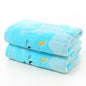 Bamboo fiber adult household soft face towel bath towel Fashion Animal Pattern Soft Towel Quick-dry bath towel Bathroom robes