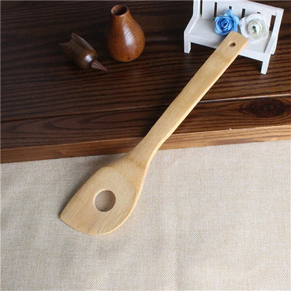 kitchen tools 6pcs Bamboo Spoon Spatula Kitchen Utensil Wooden Cooking Tool Mixing Set