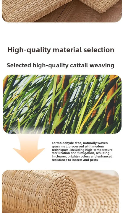 Bamboo Wife round Neck Pillow Straw Cervical Sleeping Bed Cushion for Pregnant Women Household Comfortable Pillow