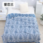 Bamboo Cotton Summer Quilt adult Bedding Blanket Bedspread 150*200 cm 2 Layers Muslin Sleeping Gauze Blanket For Afternoon Nap