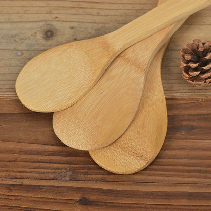 Bamboo Rice Spoon Wooden Kitchen Ladle Tablespoon Kitchen Utensils Tableware
