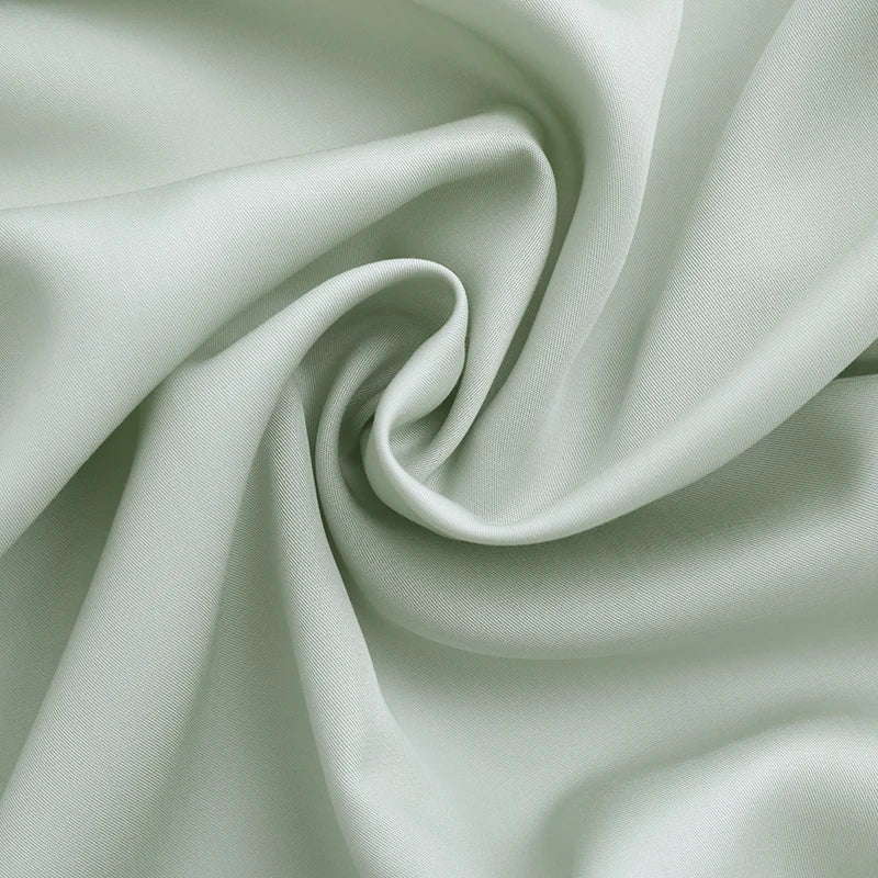 Bamboo Green Deep Pocket Fitted Sheet 100% Lyocell Fiber Bedding Mattress Cover with Elastic Band Soft Breath Freely Drop Ship