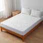 1pc Bamboo Mattress Protector, Breathable and Cooling Mattress Cover, 3D Air Fabric Fitted Bed Sheet 90/140/160cm size