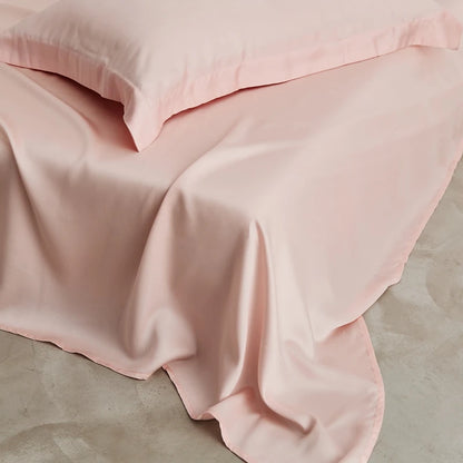 Luxury 100% Bamboo Bed Sheet Set with Fitted Sheets Flat Bedsheet Pillowcase Double Queen King Size Bedding Sets Smooth Silky