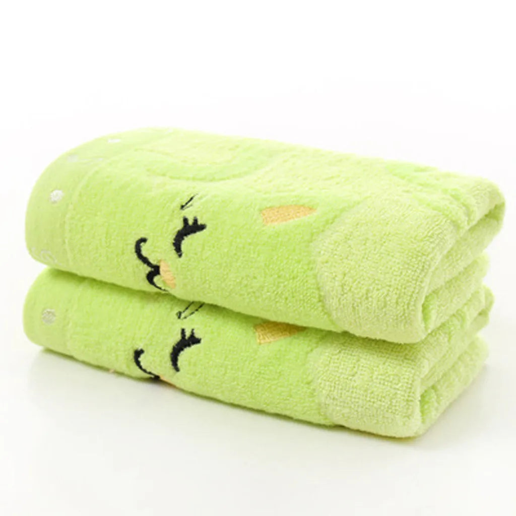 Bamboo fiber adult household soft face towel bath towel Fashion Animal Pattern Soft Towel Quick-dry bath towel Bathroom robes