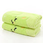 Bamboo fiber adult household soft face towel bath towel Fashion Animal Pattern Soft Towel Quick-dry bath towel Bathroom robes