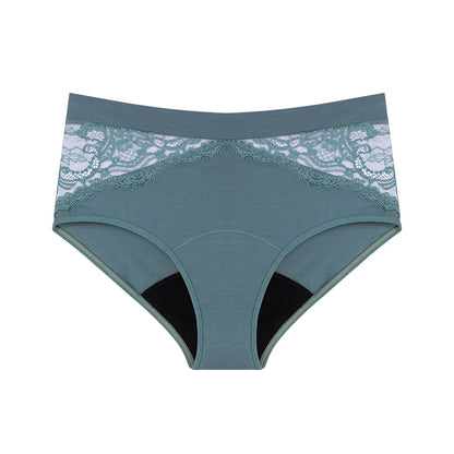 Bamboo Menstruation Panties Women High Waist Breathable Lingerie Leakproof Absorbent Period Briefs Bulk Reusable Underwear