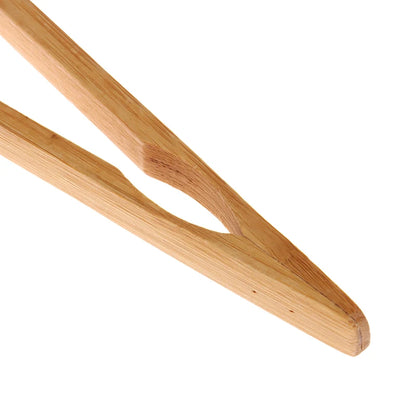 Bamboo Food BBQ Salad Toast Tongs Cake Pastry Tea Clip Clamp Useful Bamboo Cooking Tongs Bread Cake Clip Home Kitchen Tools