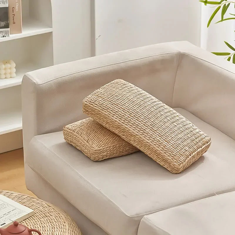 Bamboo Wife round Neck Pillow Straw Cervical Sleeping Bed Cushion for Pregnant Women Household Comfortable Pillow