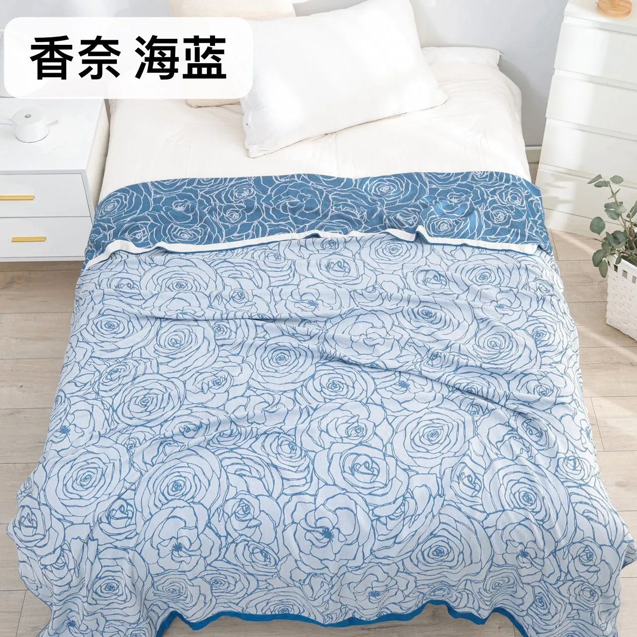 Bamboo Cotton Summer Quilt adult Bedding Blanket Bedspread 150*200 cm 2 Layers Muslin Sleeping Gauze Blanket For Afternoon Nap