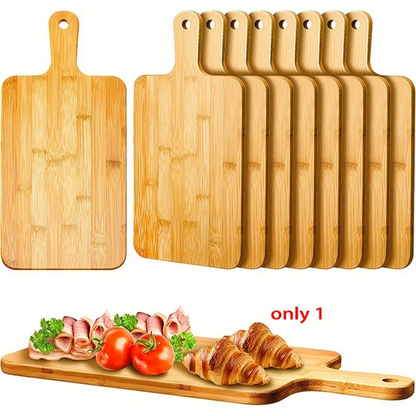 Bamboo Cutting Board With Handle Wooden Bamboo Serving Board Kitchen Chopping Boards For Pizza Vegetables Meatm12k