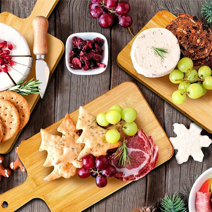 Bamboo Cutting Board With Handle Wooden Bamboo Serving Board Kitchen Chopping Boards For Pizza Vegetables Meatm12k