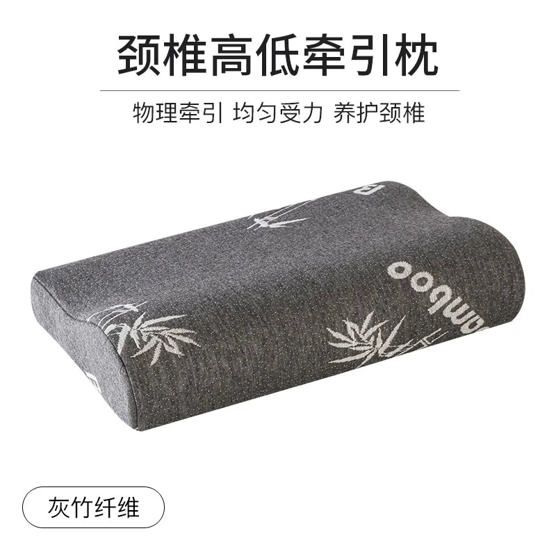 Memory Foam Pillows 40*25cm Bamboo Fiber Pillow Slow Rebound Health Care Relaxing Cervical Orthopedic Pillows Support NeckRelief