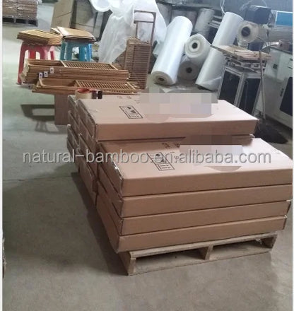 Factory Price Freestanding Kitchen Bamboo Cabinet With Flipping-up Dustproof Door Kitchen Storage Cabinet