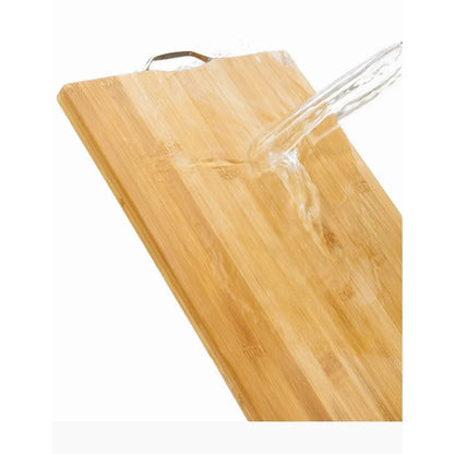 Bamboo Cutting Boards for Kitchen Natural Bamboo Chopping Board with Handles for Chopping Meat Vegetables Fruits Knife Friendly