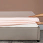 Organic Bamboo Bed Fitted Sheet Solid Color Silky Bed Cover Luxury Mattress Cover with Rubber Band Double Queen Size Customized