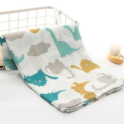 Bamboo Cotton Swaddle Wrap Baby Blanket Newborn Baby Swaddle Infant Wrap Soft Baby Bath Towel Swaddle Blankets