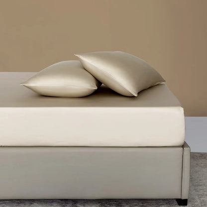 100% Bamboo Bed Sheet Set Luxury 3 Pieces Bedding Set (1pc Fitted Sheet and 2pcs Pillowcase) Non-Slip Mattress Cover for 100/160