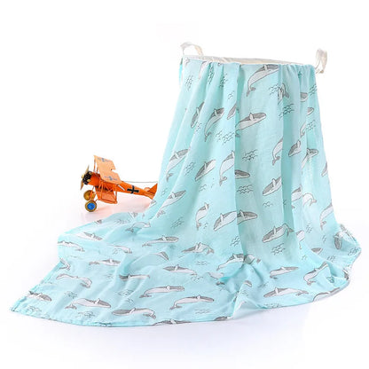 Bamboo Cotton Swaddle Wrap Baby Blanket Newborn Baby Swaddle Infant Wrap Soft Baby Bath Towel Swaddle Blankets