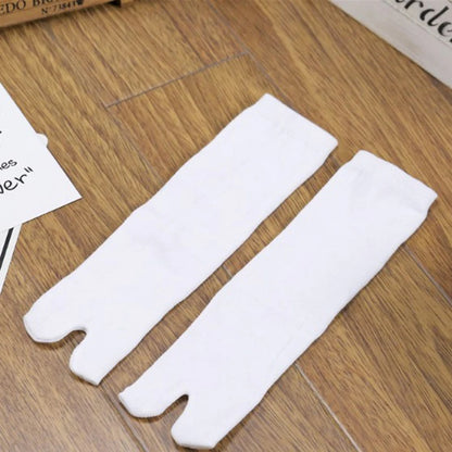 Bamboo Japanese Men And Women Summer Fiber Two Finger Socks Black Kimono Flip Flop Sandal Split Ninjia White Tabi Toe