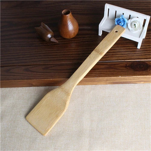 kitchen tools 6pcs Bamboo Spoon Spatula Kitchen Utensil Wooden Cooking Tool Mixing Set