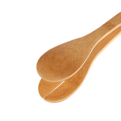 Bamboo Food BBQ Salad Toast Tongs Cake Pastry Tea Clip Clamp Useful Bamboo Cooking Tongs Bread Cake Clip Home Kitchen Tools