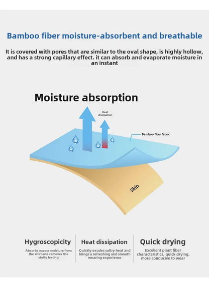 Bamboo Fiber Men Short Stretch Solid Dress Shirts Regular Fit Formal Business Social Camisas Short Sleeve Bamboo Fiber