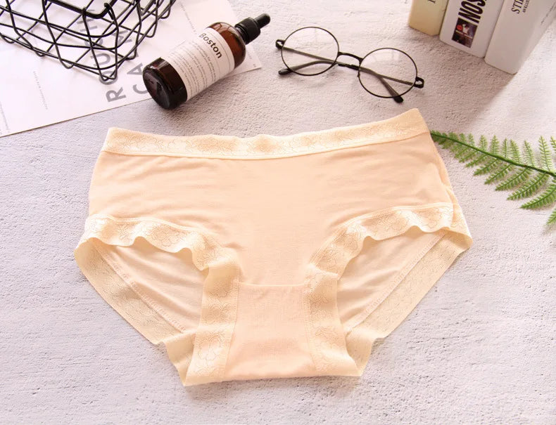Bamboo underwear women briefs womens cotton panties modal calcinhas bragas sexy lace tangas hot sale brand hipster