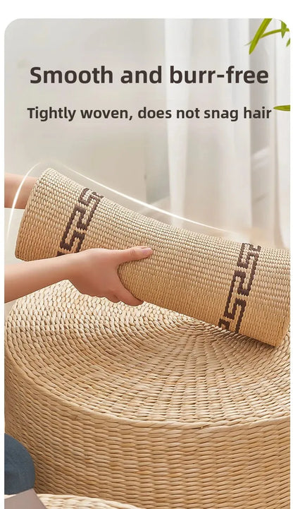 Bamboo Wife round Neck Pillow Straw Cervical Sleeping Bed Cushion for Pregnant Women Household Comfortable Pillow