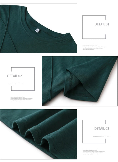 Fashion Spring Summer Slim Bamboo Cotton T-Shirts Women O-Neck Short Sleeve Korean Ribbed T Shirt Female Casual Solid Tops