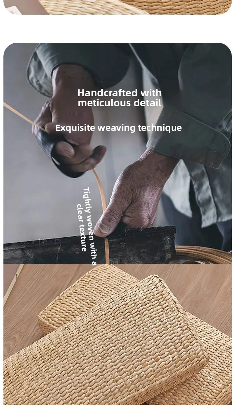 Bamboo Wife round Neck Pillow Straw Cervical Sleeping Bed Cushion for Pregnant Women Household Comfortable Pillow