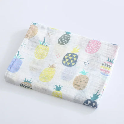 Bamboo Cotton Swaddle Wrap Baby Blanket Newborn Baby Swaddle Infant Wrap Soft Baby Bath Towel Swaddle Blankets