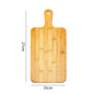 Bamboo Cutting Boards for Kitchen Bamboo Chopping Board with Handles for Pizza Bread Steak Tray Baking Serving Board