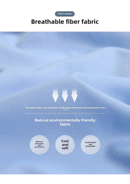 Bamboo Fiber Men Short Stretch Solid Dress Shirts Regular Fit Formal Business Social Camisas Short Sleeve Bamboo Fiber